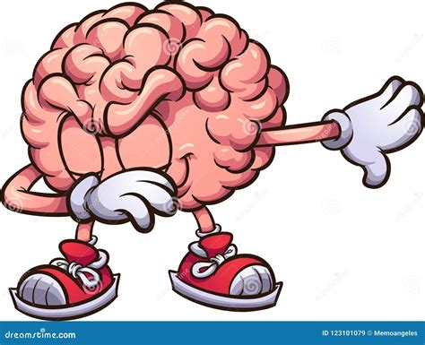 Moving Brain Clipart Cartoon