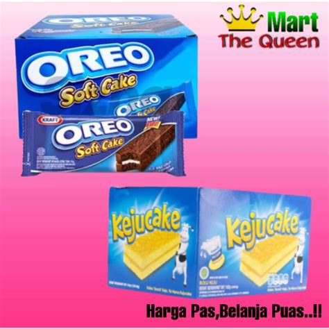 Jual Oreo Kraft Bolu Soft Cake Keju Coklat Box X Gr Shopee