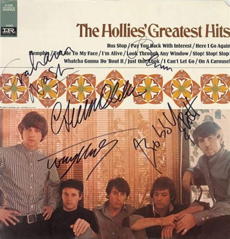 The Hollies Signed The Hollies Greatest Hits Album Crossroad