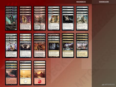 Standard Boros Humans Deck By Galact Id Mtg Decks