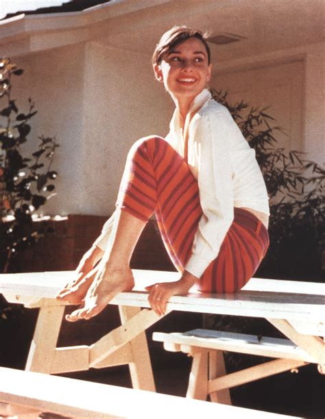 Audrey Hepburn R Celeb Barefoot