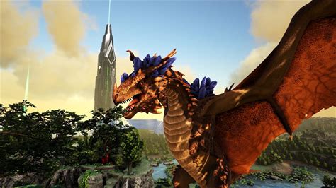 Fighting The Crystal Wyvern Queen Mostly Ark Survival Evolved