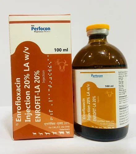 Ml Enrofloxacin Injection Enrofit La Injection