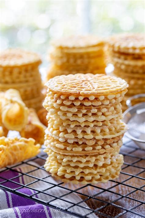 Pizzelles Saving Room For Dessert