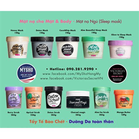 Clay Masks Facial And Body Scrubs Imported Victorias Secret Usa Shopee Malaysia