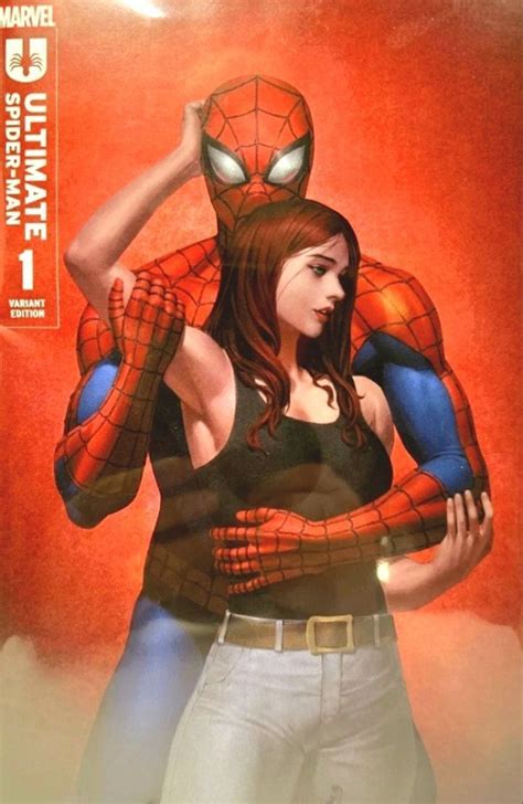Ultimate Spider Man 1 Hot Cover Yoon Limtited 3K Variant Peter Hugs