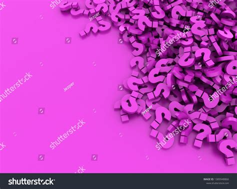 Ilustrasi Stok Purple 3d Question Marks Background 3d 1389948866