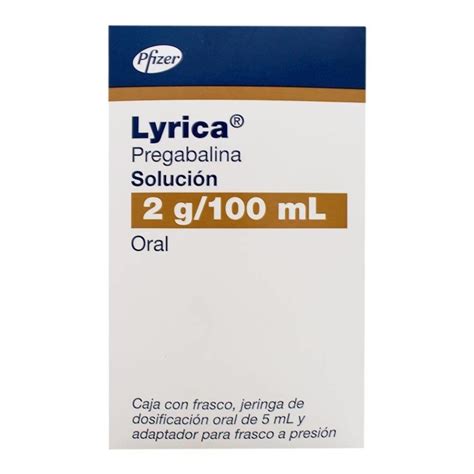 Lyrica 2 g 100 ml solución Walmart