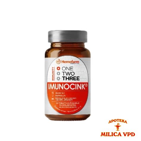 One Two Three Imunocink Za Odrasle 60 Tableta Apoteka Milica