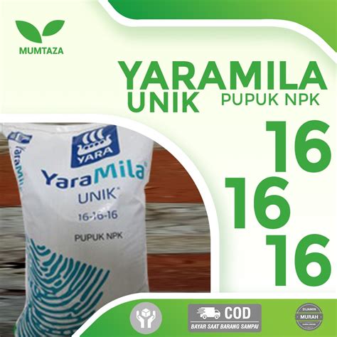 Jual PUPUK NPK MUTIARA YARAMILA 16 16 16 KEMASAN REPACK 1 KG Shopee