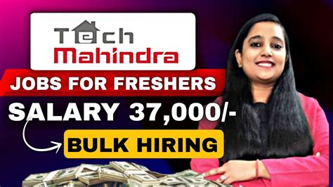 Tech Mahindra Recruitment Salary Tech Mahindra Jobs