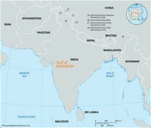 Gulf of Khambhat | Map, Description, & Facts | Britannica