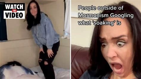 What Is The Mormon Soaking Sex Act Video Going Viral On Tiktok Video