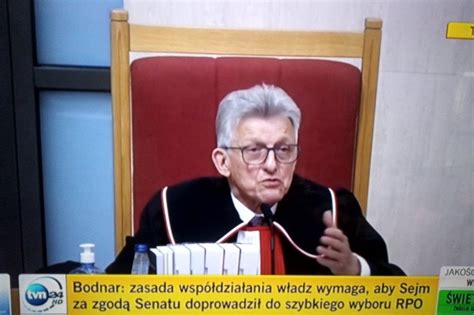 Piotrowicz atakuje Bodnara Trybunał Konstytucyjny ws kadencji RPO