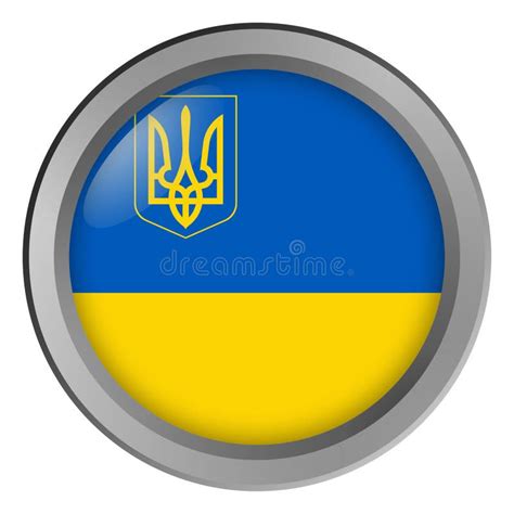 Flag of Ukraine with Trident Stock Illustration - Illustration of culture, icon: 135723763