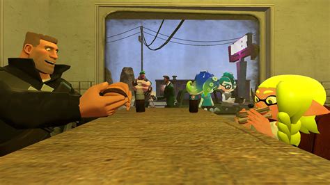 Gmod Tf2splatoon At The Diner By Superfiregmod On Deviantart