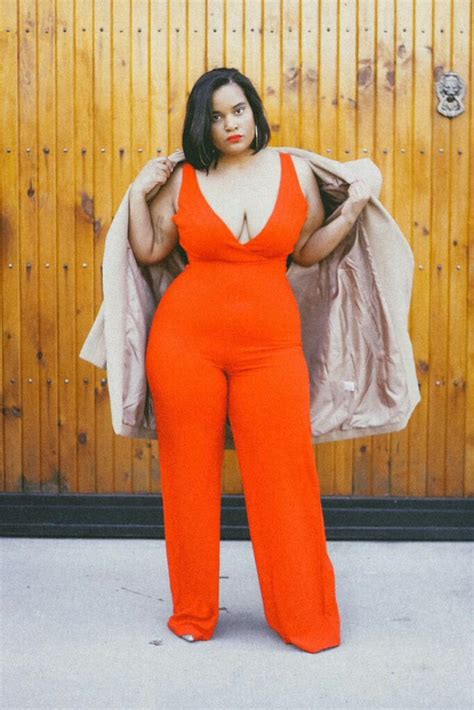 Plus Size Winter Blazer With Jeans Curvy Model Red Jumpsuit Thick Girls Plus Size Pants