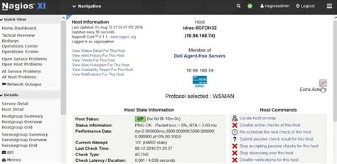 Support For Dell Emc Openmanage Plug In For Nagios Xi Dell Us