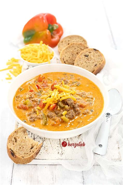 Cheeseburger Suppe Rezept Genial Einfach Schnell Gemacht