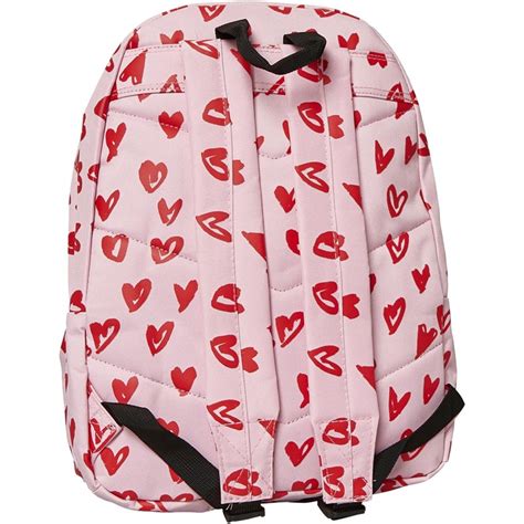 Buy Hype Girls Red Hearts Backpack Pink