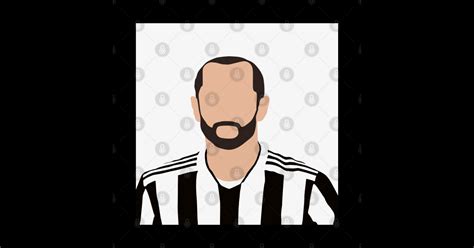 Giorgio Chiellini Minimalistic Face Art Giorgio Chiellini Sticker