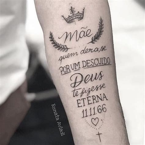 45 Ideias De Tatuagem Para Mãe Que Eternizam Gratidão E Amor