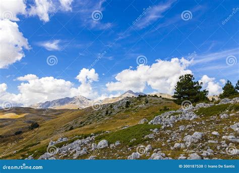 Gran Sasso And Monti Della Laga National Park Abruzzo Italy Stock