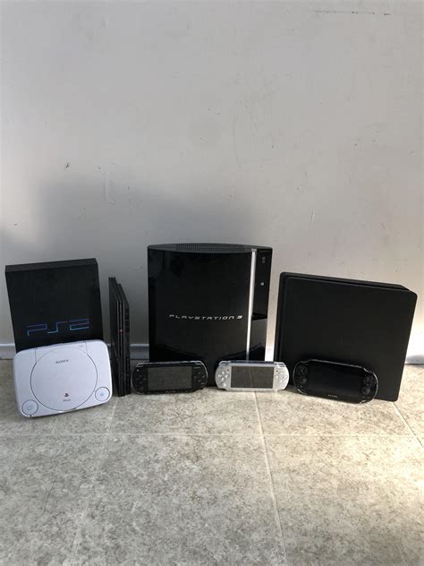 All My Playstations And I Just Picked Up The Ps2 Slim Yesterday Rps2