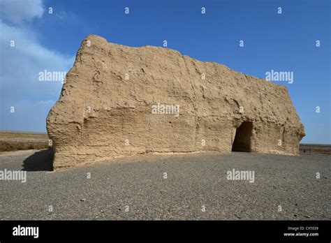 Historical Silk Road Jade Gate Or Jade Pass Yumen Guan Yumen Pass