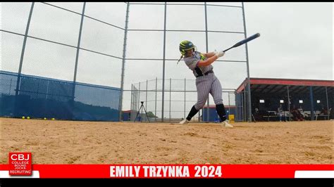 Emily Trzynka Outfielder Shortstop Softball Skills Video Youtube