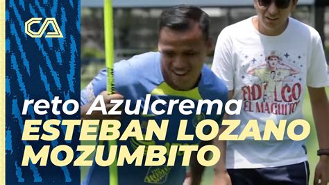 Reto Azulcrema Esteban Lozano Y Roman Mart Nez Mozumbito En El Club