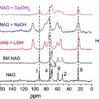 Solid State Nmr Analysis Of Nag Without With Different Bases Before And