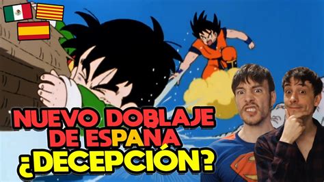 Espa Oles Reaccionan A Dragon Ball Z Kai Castellano Vs Latino Y Catal N