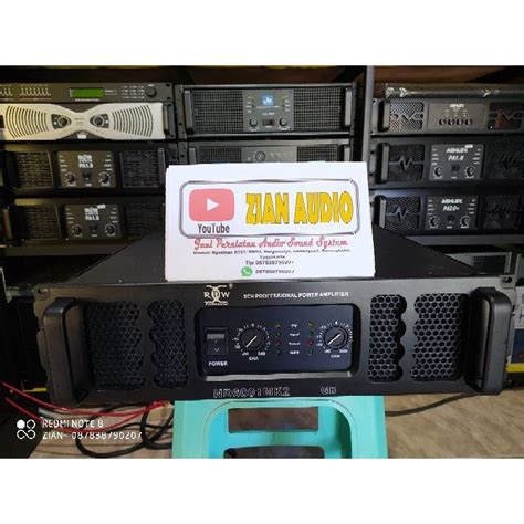 Jual Power Amplifier RDW ND6001MK2 Original Zian Audio Shopee Indonesia