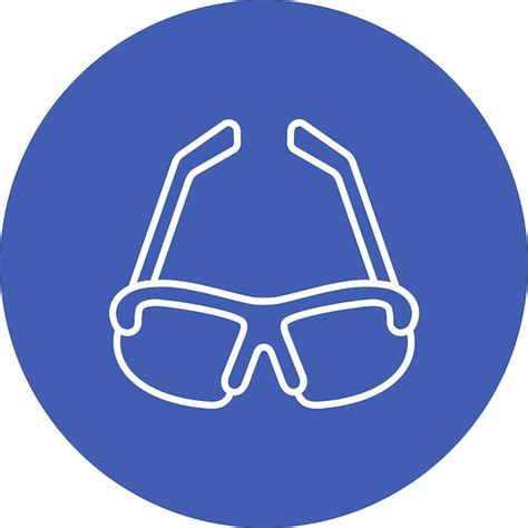 Premium Vector Safety Glasses Icon