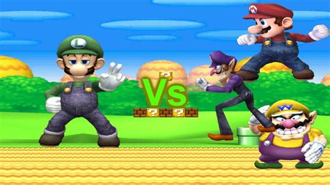 Super Smash Bros Melee Mario Vs Luigi