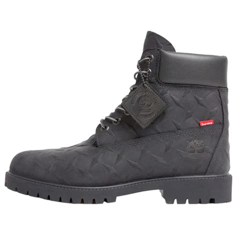 Timberland X Supreme Diamond Plate 6 Inch Premium Waterproof Boot Bla Kicks Crew