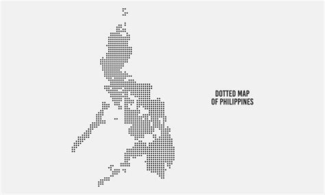 Abstract Dotted Philippines Map 12574891 Vector Art at Vecteezy