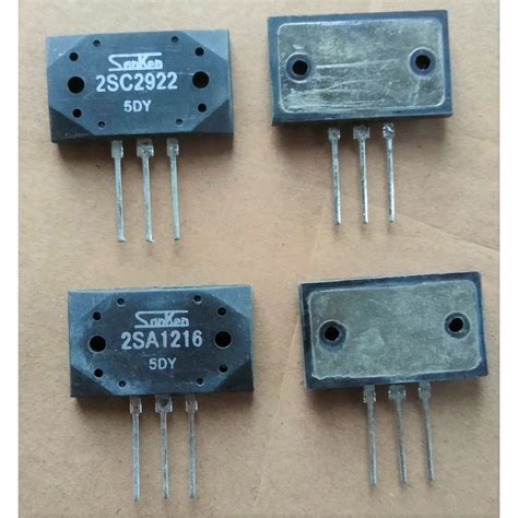 Jual SATU SET TRANSISTOR FINAL SANKEN 5DY A1216 C2922 ORIGINAL SUPER