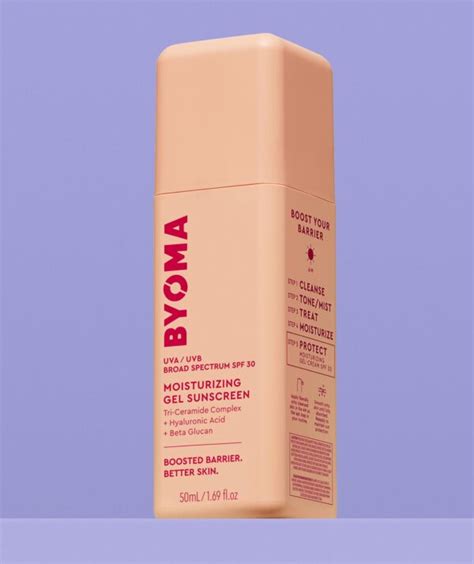 Byoma Moisturizing Gel Cream Spf 30 Byoma