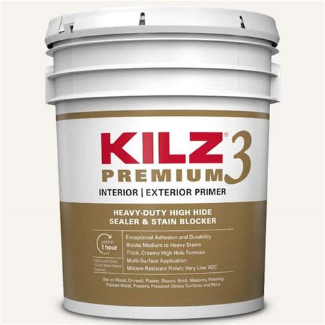 Kilz Premium Gal White Interior Exterior Primer Heavy Duty High