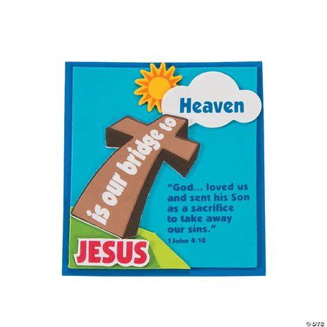 Jesus Is Our Bridge Magnet Craft Kit Discontinued