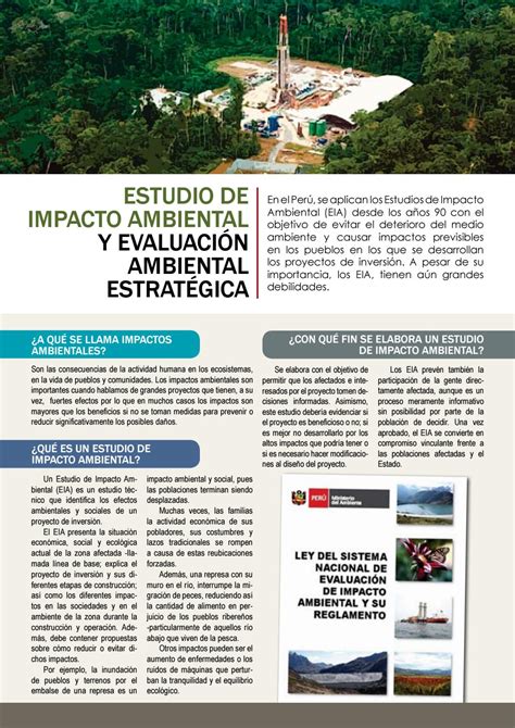 Cartilla Estudio De Impacto Ambiental Y Evaluaci N Ambiental