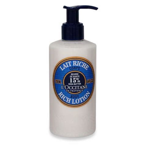 LOCCITANE SHEA RICH BODY LOTION, 8.4 fl oz - Fry’s Food Stores