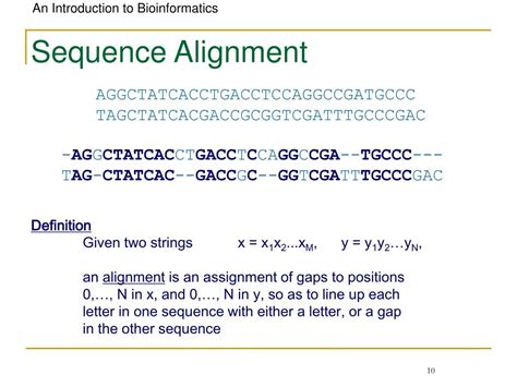 Ppt 2 Comparing Biological Sequences Sequence Alignment Powerpoint