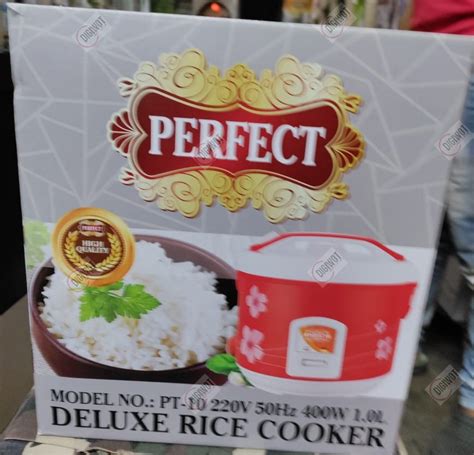 Perfect Capacity Litre 1ltr Deluxe Rice Cooker Pt 10 220v 50hz 400w