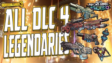 Borderlands All Dlc Legendary Items Fantastic Fustercluck Youtube