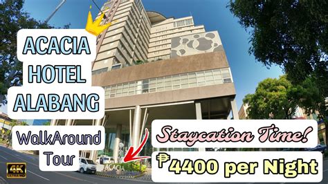 Famous ACACIA HOTEL ALABANG Staycation And Room Tour Acaciahotel