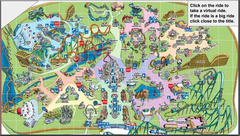 Wonderland Amusement Park Map