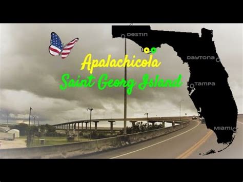 Autofahrt Von Apalachicola Nach St Georg Island State Park YouTube